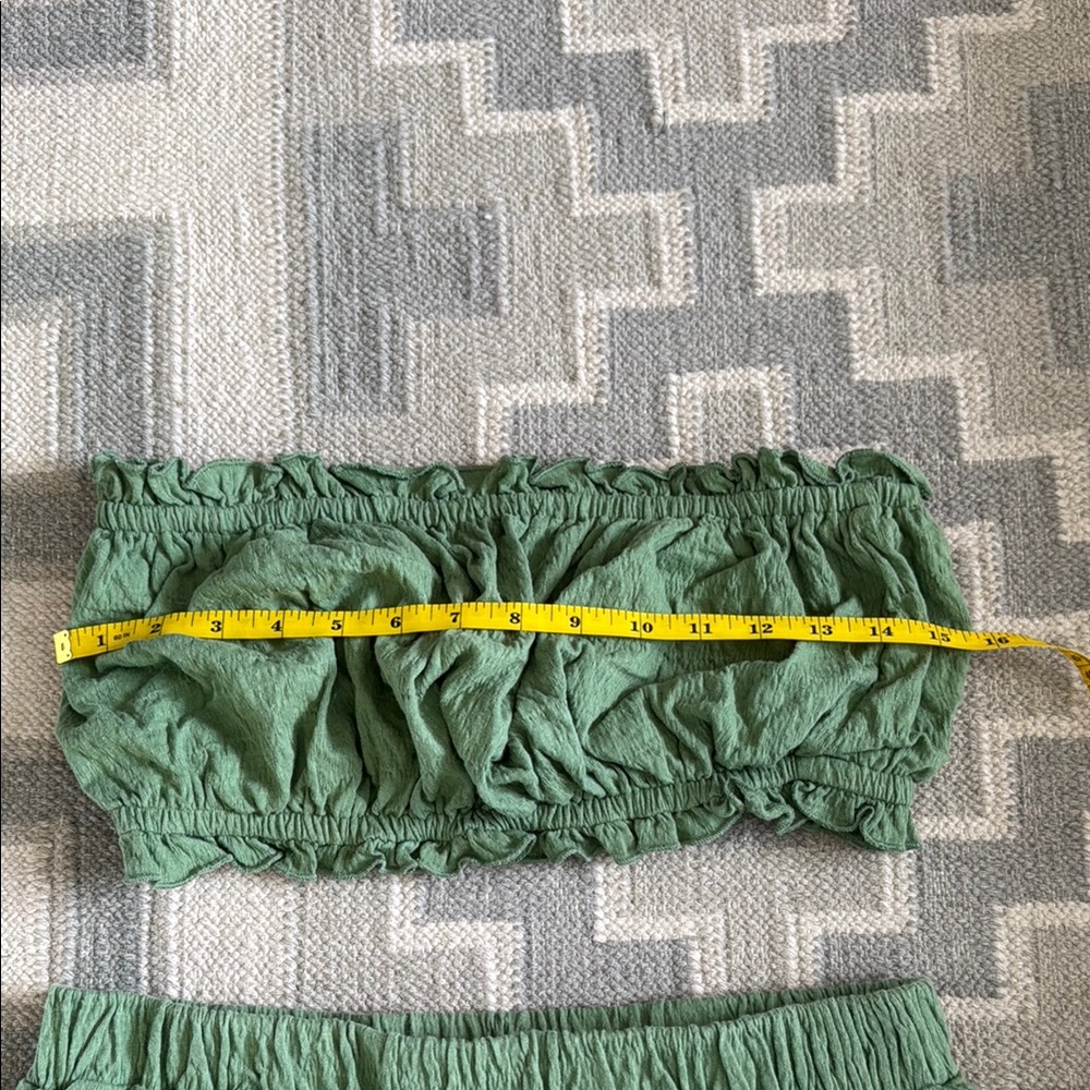 Free People Beach Ruffled Crop Top and Shorts Set - Picture 6 of 6